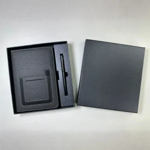 set ejecutivo black premium libreta multifunción & bolígrafo metálico