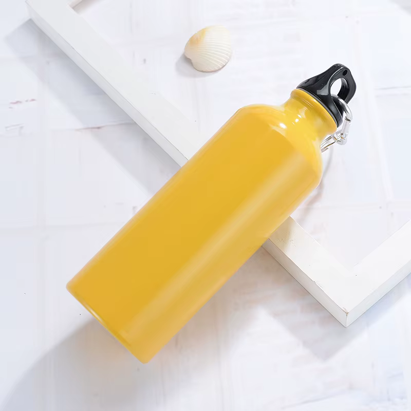 botella de aluminio amarillo botella de aluminio amarillo